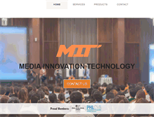 Tablet Screenshot of mediainnovationtechnology.com